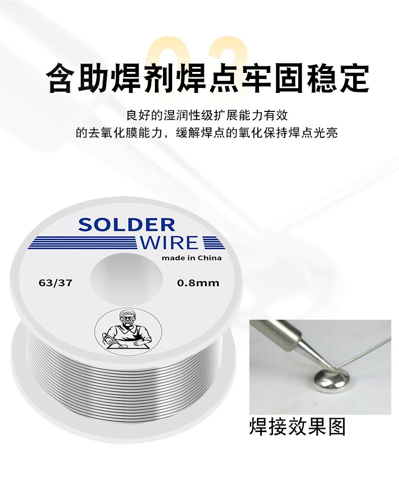 Soldering Lead 0.8mm 20g White Label