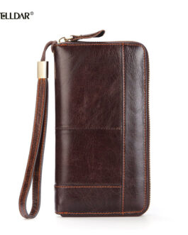Men's Long Genuine Leather Wallet