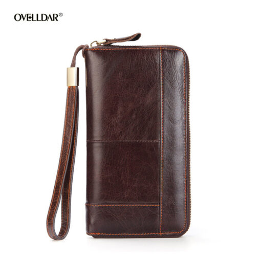 Men's Long Genuine Leather Wallet