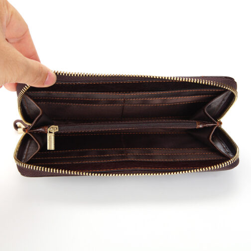 Men's Long Genuine Leather Wallet - Image 3