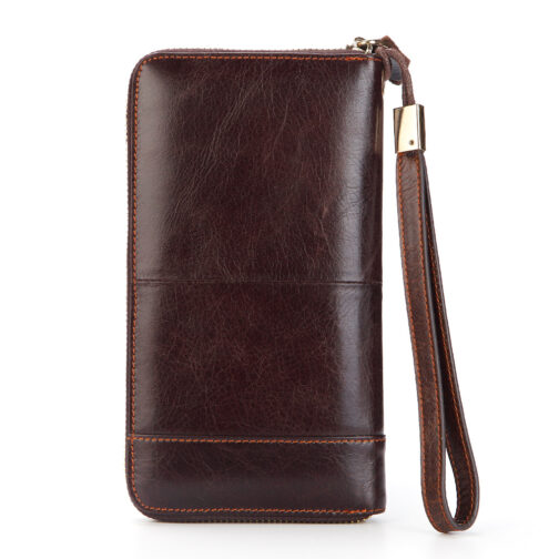 Men's Long Genuine Leather Wallet - Image 2