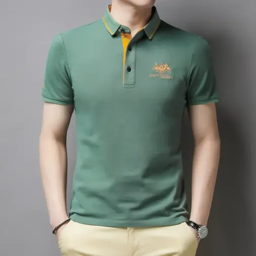 Half-Sleeved Polo T-Shirts - Image 3