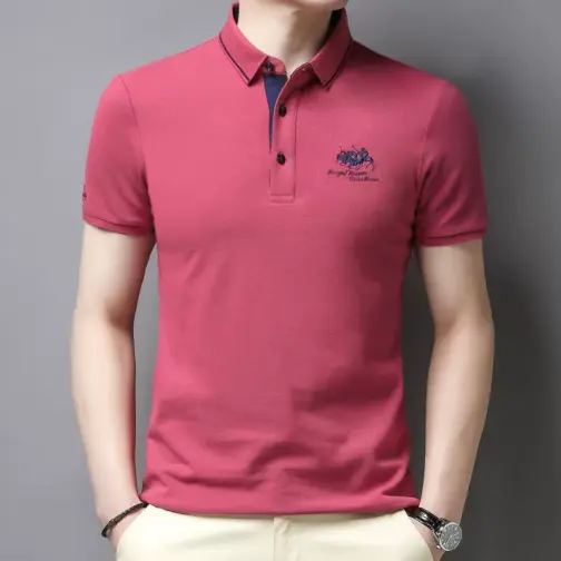 Half-Sleeved Polo T-Shirts - Image 4