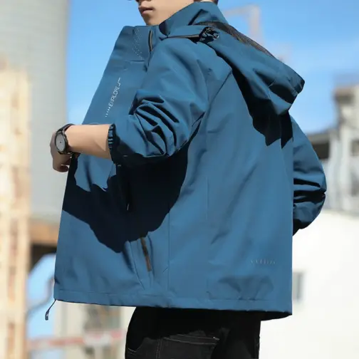Men's Casual Waterproof Jacket - Image 3