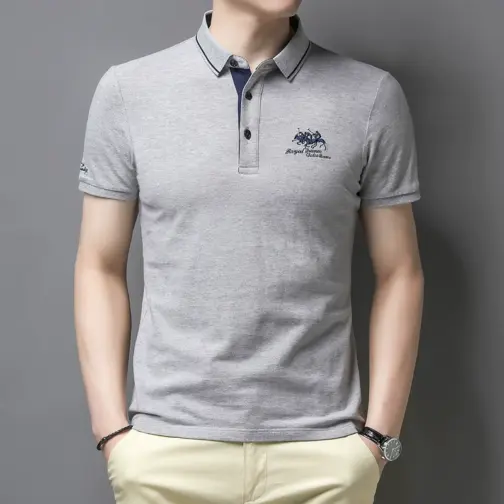 Half-Sleeved Polo T-Shirts - Image 2