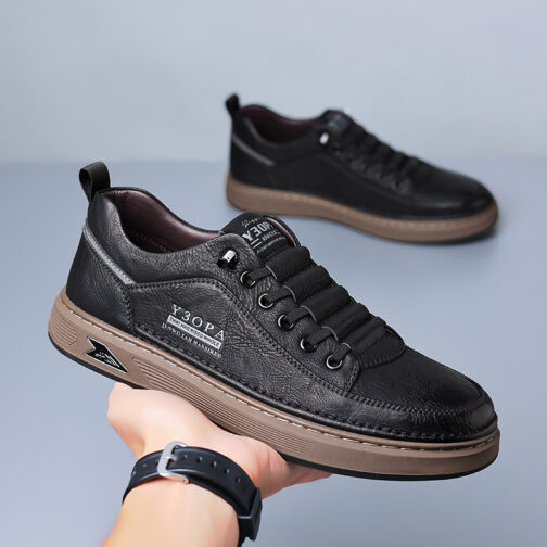 Men's Casual Leather Shoes - Image 4