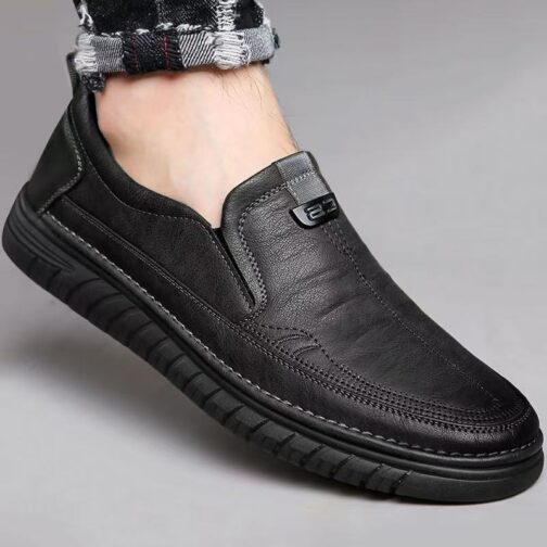 Men's Lightweight Leather Shoes - Image 4