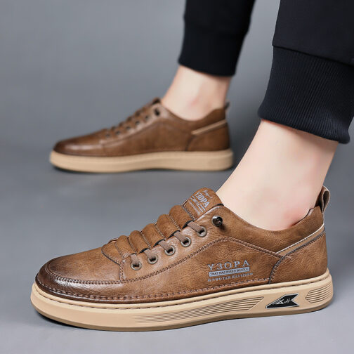 Men's Casual Leather Shoes - Image 3